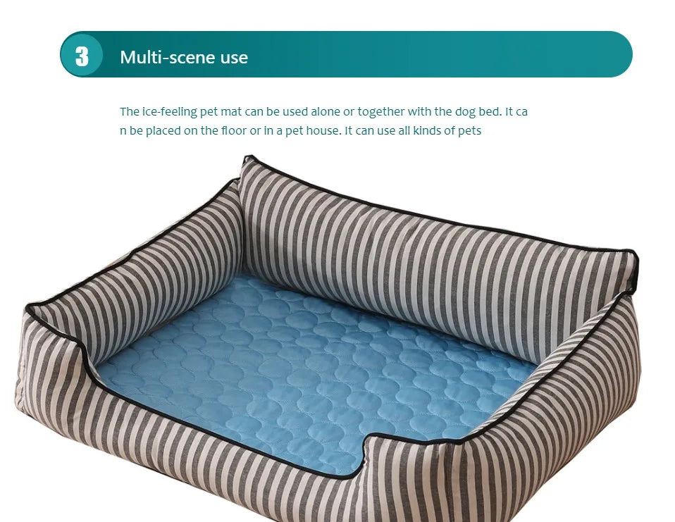 Extra Large Dog Cooling Mat for Summer Comfort - Smarsty