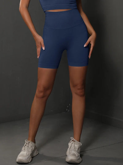 Yoga Shorts Women Sports Shorts Seamless Gym Workout Shorts High Waist Push Up Fitness Sports Shorts Cycling Shorts - Smarsty