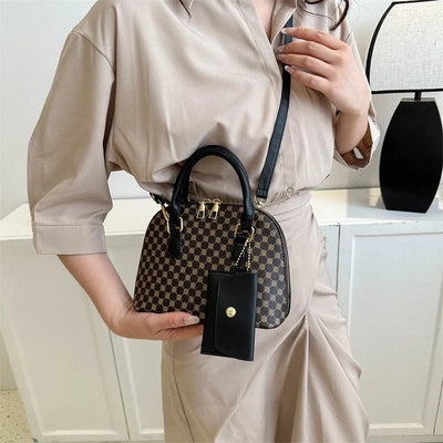 Lux Plaid Crossbody Bag For Women With Compact Mini Purse - Smarsty