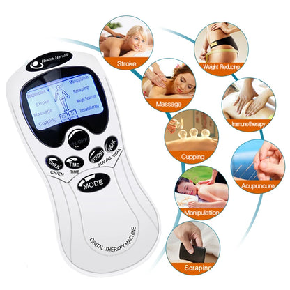 Electric Dual Output TENS Massage Machine for Full Body Relief - Smarsty