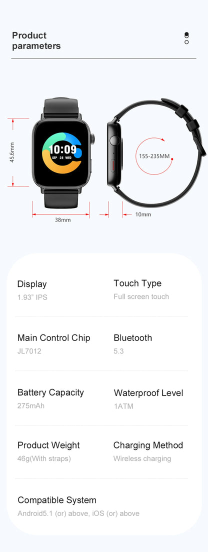 COLMI C8 Max Smart Watch With Voice Calling Feature - Smarsty