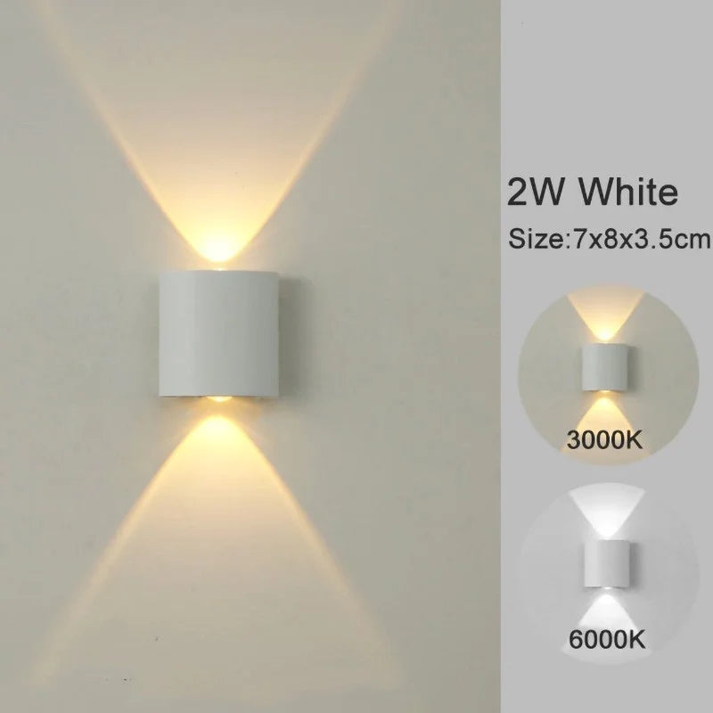 Modern LED Wall Sconces for Indoor Outdoor Lighting - Smarsty