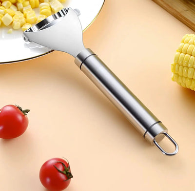 Stainless Steel Corn Peeler Serrated Corn Stripper Peelers Cob Shaver Planer Thresher Cutter Kitchen Fruit Vegetable Gadget Tool by Smarsty