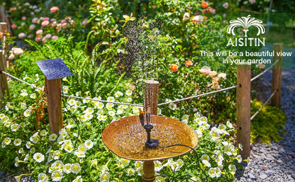 Solar Fountain Pump Kit for Low Noise Outdoor Decor - Smarsty