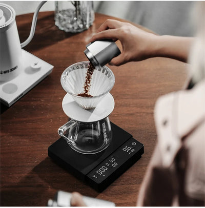 MHW-3BOMBER Cube Coffee Scale 3.0 Pro Max Digital Kitchen Coffee Scale High Precision Flow Rate Big Battery Coffee Accessories by Smarsty