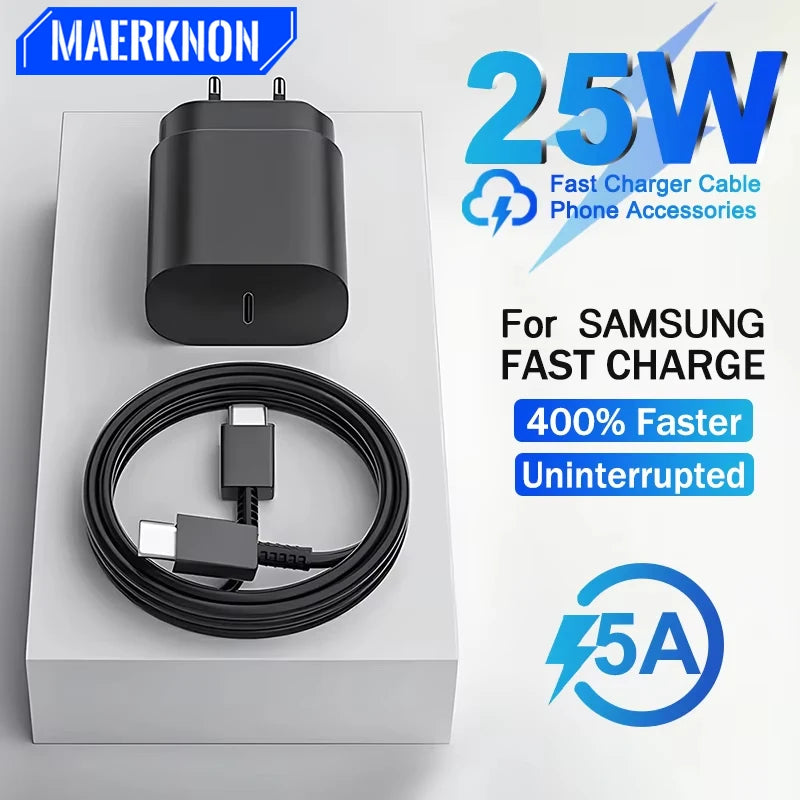 25W USB Type C Fast Charger For Smartphones And Tablets - Smarsty