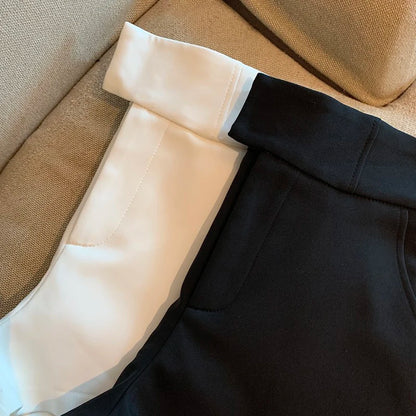Women Shorts T2 Black Shorts Women Harajuku Elegance High Waisted Shorts A Line Slim Casual Hot Girl Straight Pants Sexy - Smarsty
