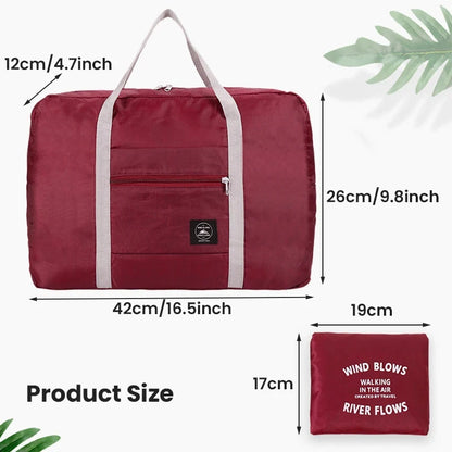 Foldable Travel Duffel Bag Carry on Lightweight Spacious - Smarsty