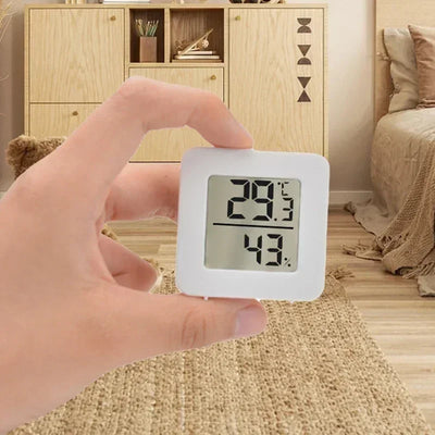 1/2/3/4/6PCS Mini LCD Digital Thermometer Hygrometer Indoor Room Temperature Humidity Meter Sensor Gauge Weather Station Set