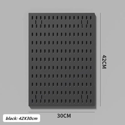 Punch-free Hole Board Vertical Desktop Wall Hanging Office Desk Storage Shelf Reading Room Desktop kitchen Bathroom Storage Rack by Smarsty