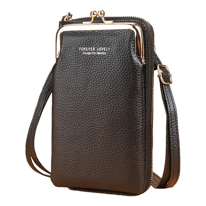 Long Women's Wallet Female Purses Tassel Coin Purse Card Holder Wallets Double Zipper Pu Leather Clutch Luxury Money Phone Bag - Smarsty