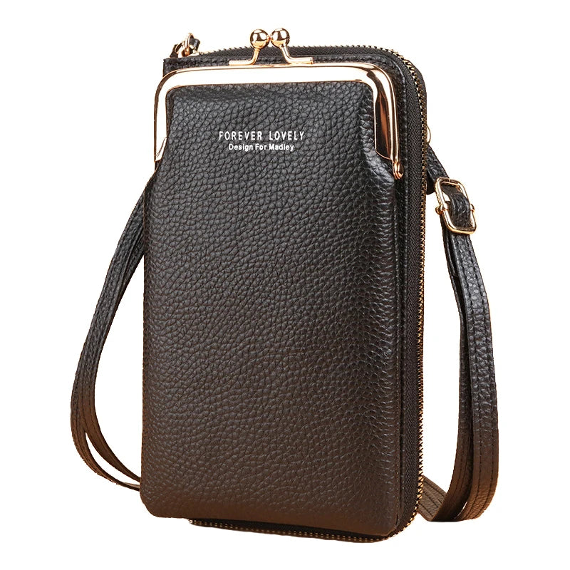 Long Women's Wallet Female Purses Tassel Coin Purse Card Holder Wallets Double Zipper Pu Leather Clutch Luxury Money Phone Bag - Smarsty