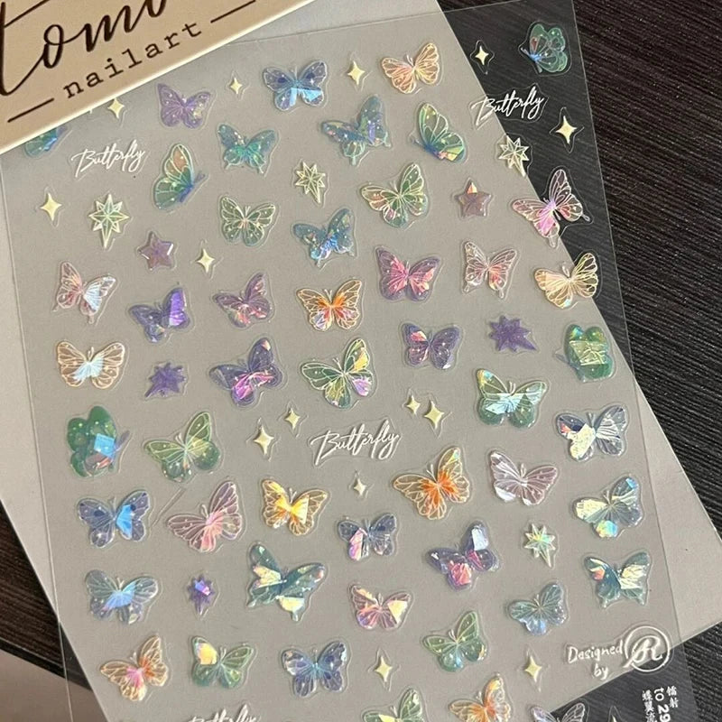 Colorful Butterfly Nail Art Stickers for Stunning Designs - Smarsty