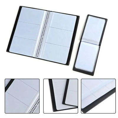 40/120/180/240/300 Cards ID Credit Card Holder Book Case Organizer Leather Business Cards ID Credit Card Holder Case Cards Album - Smarsty