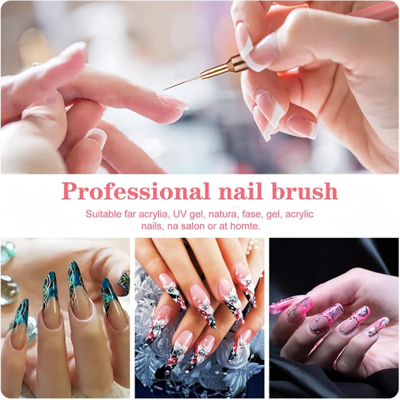 Professional Nail Art Liner Brush Set for Precision Painting - Smarsty