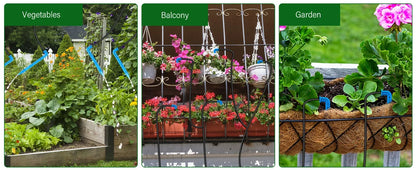 Solar Powered Automatic Drip Irrigation System for Gardens - Smarsty
