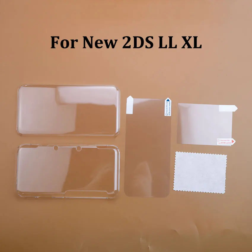 JCD Clear Split Shell Case for Nintendo 3DS XL - Smarsty