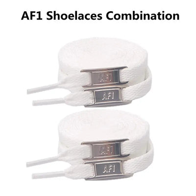 Original AF1 Shoelaces Combination White Flats laces and Shoe Decoration Suit Sneaker Shoelace Air Force one Shoes Accessories - Smarsty