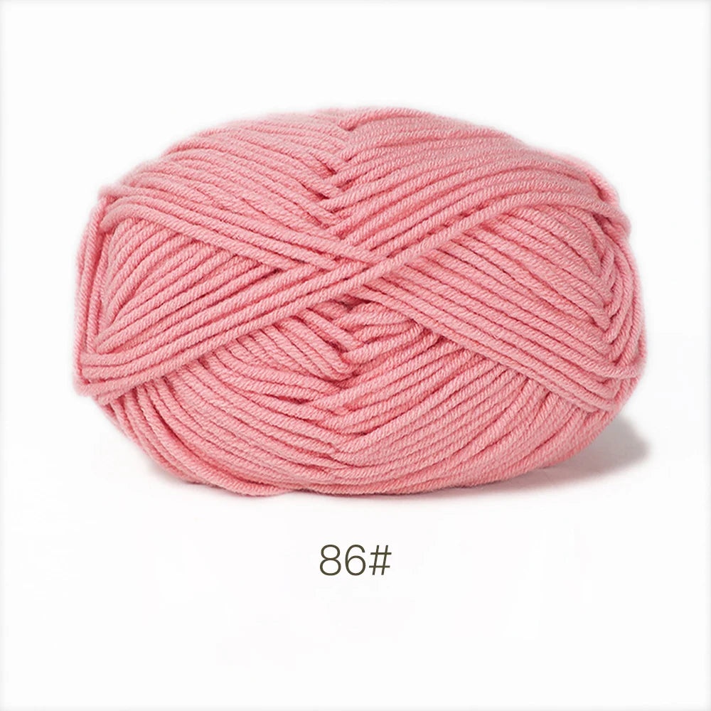 Soft Milk Cotton Yarn for Hand Knitting Projects - Smarsty