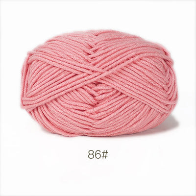 Soft Milk Cotton Yarn for Hand Knitting Projects - Smarsty
