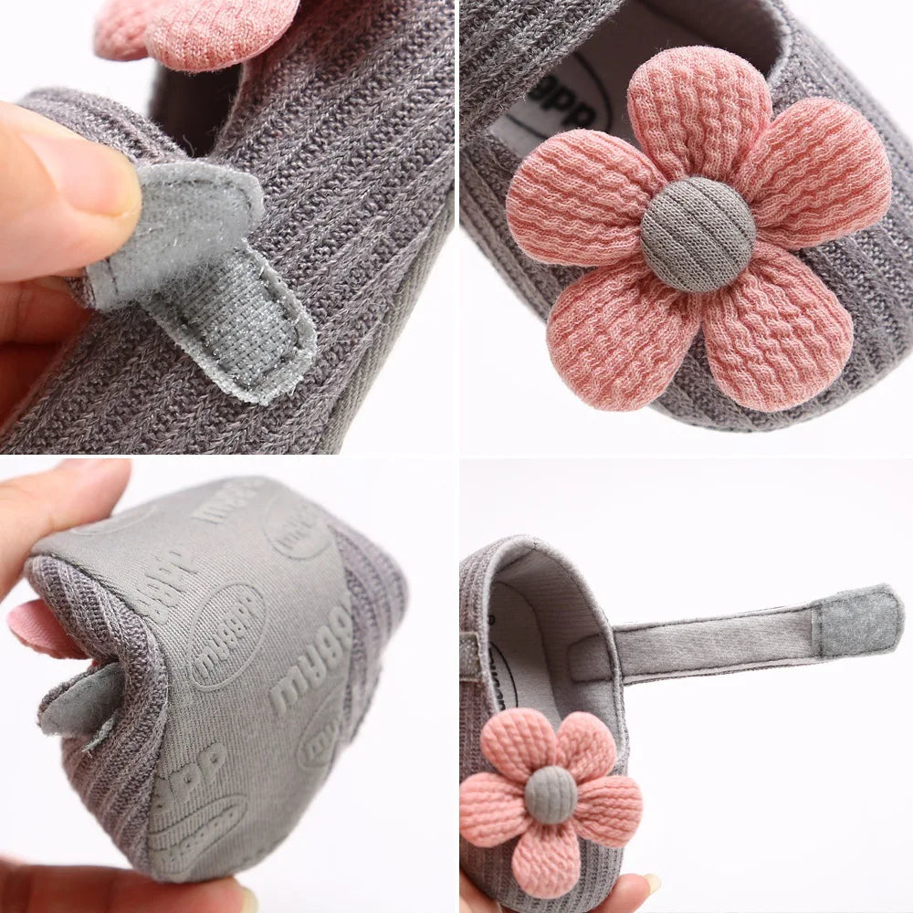 Breathable Cotton Baby Shoes For First Walkers Soft Bottom - Smarsty