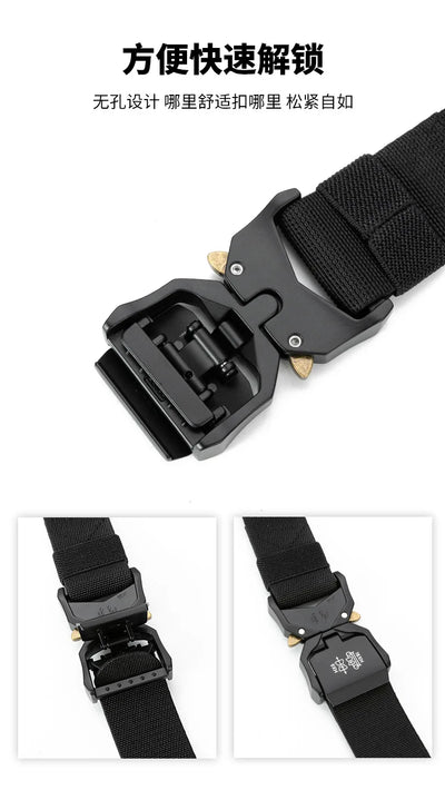 Quick Release Elastic Belt for Men Casual Training - Smarsty