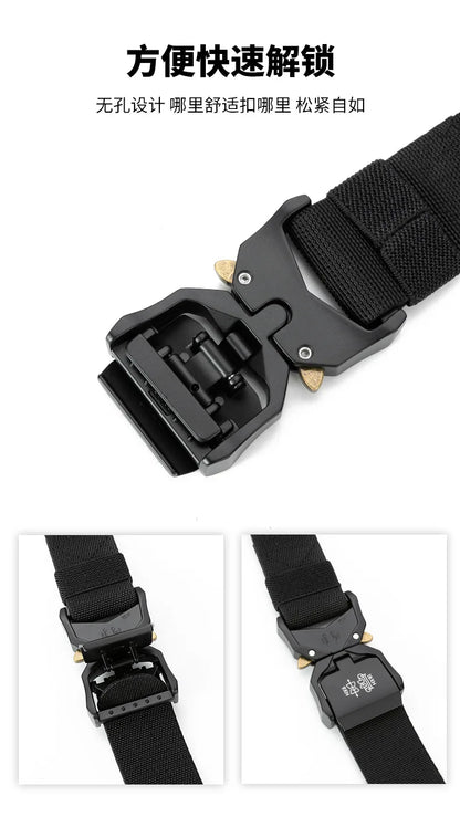 Quick Release Elastic Belt for Men Casual Training - Smarsty