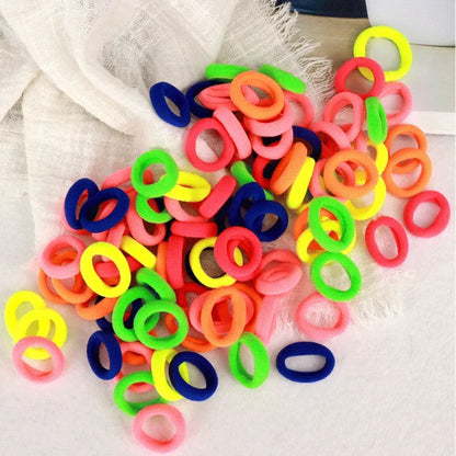 200 Pack Nylon Hair Bands Colorful Gentle No Damage - Smarsty