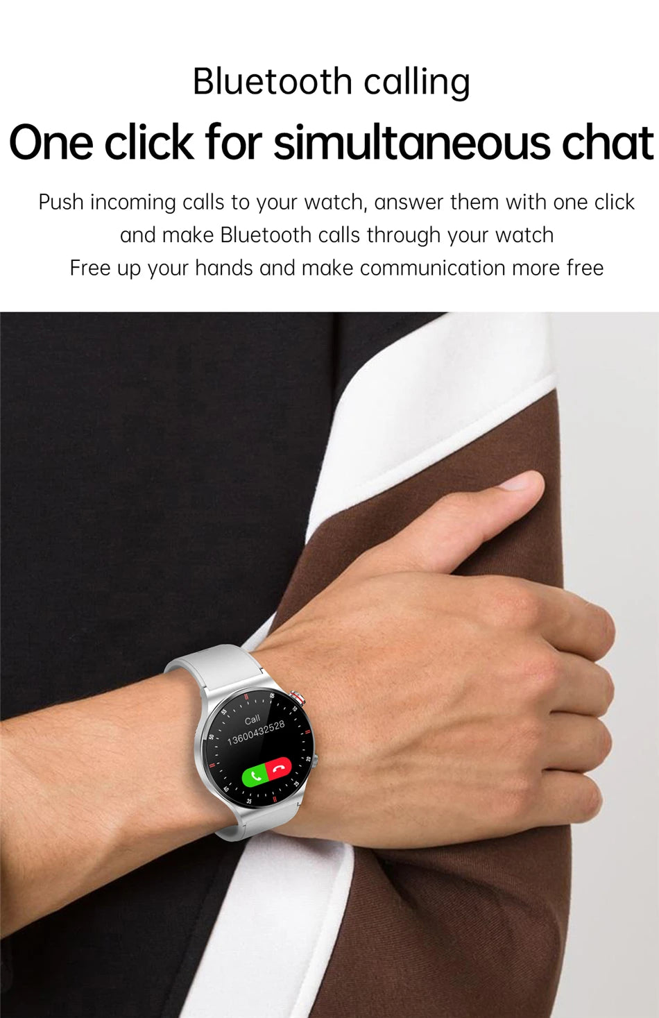 LIGE Bluetooth Smart Watch with ECG PPG Tracking - Smarsty