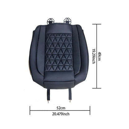 PU Leather Front Car Seat Cover Memory Foam Cushion - Smarsty