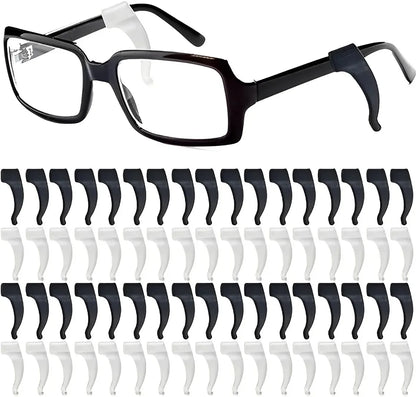 2/40pcs Silicone Ear Hook Anti-slip Glasses Leg Ear Sleeve Bracket Fastener Sunglasses Accessories Grip Anti-fall Eyewear Holder - Smarsty