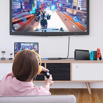 4K USB 3.0 Video Capture Card 1080P 60Hz HD HDMI-compatible Video Recorder Grabber For PS4 Switch Game Recording Live Streaming