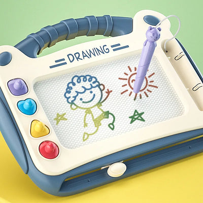Children Cartoon Drawing Board Baby Puzzle Magnetic Writing Board Toy Graffiti Magnetic Drawing Board Montessori Toy for Kids - Smarsty