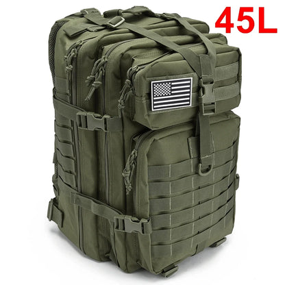 30/50L Tactical Backpacks Man Traveling Bags Survival Outdoor 3P Assault Pack EDC Molle Pack hiking Trekking Hunting Bag - Smarsty