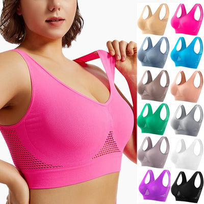 Beautiful Back Sports Bra Shockproof Running Fitness Anti-sagging Upper Collection Soft Support High-strength Women's Yoga Vest - Smarsty
