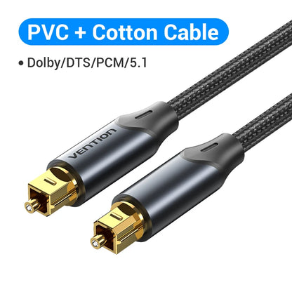 Vention Digital Optical Audio Cable for Superior Sound Quality - Smarsty