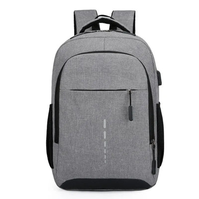 Mens BackPack LargeCapacity Simple Fashion Travel Female Student ComputerBag - Smarsty