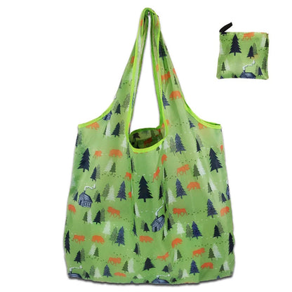Foldable Shopping Bags Large Capacity Travel Essential - Smarsty