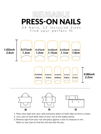 Medium Pink Ballerina Press On Nails Set - Smarsty