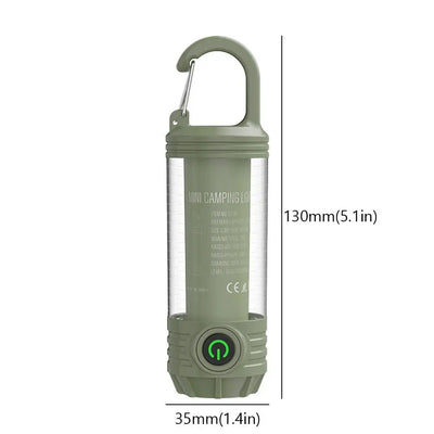 1000LM Super Bright Outdoor Hiking Fishing Tent Lamp 1200mAh Rechargeable Dual Light Source Tent Light Outdoor Camping Lantern by Smarsty