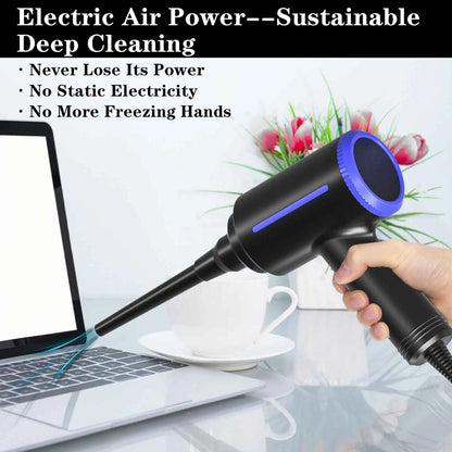 500W Electric Air Duster For PC Keyboard Cleaning Power