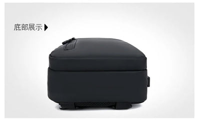 Mens Nylon Chest Bag With USB Charging Compact Crossbody - Smarsty