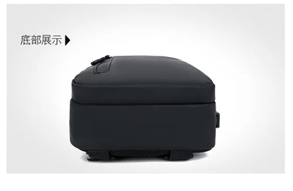 Mens Nylon Chest Bag With USB Charging Compact Crossbody - Smarsty
