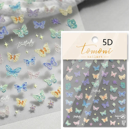 Colorful Seashell Nail Art Stickers for Dreamy Designs - Smarsty