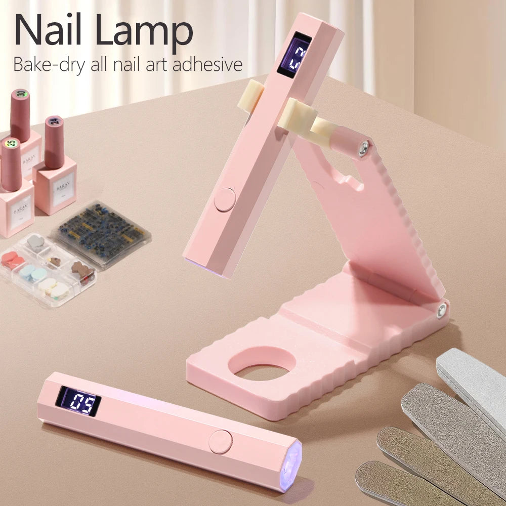 Portable UV LED Nail Dryer Lamp for Quick Curing - Smarsty