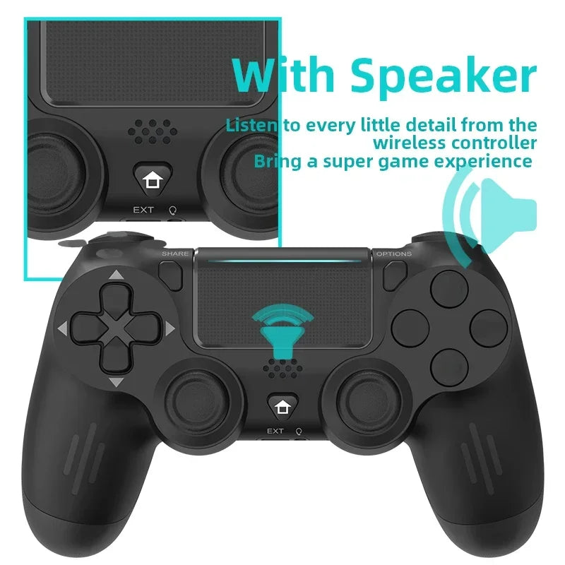 Bluetooth Game Controller for PS4 with Dual Vibration - Smarsty