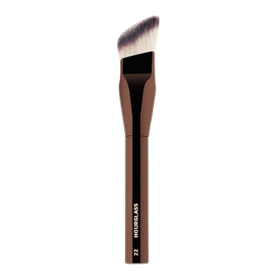 Hourglass Angled Liquid Foundation Brush for Flawless Application - Smarsty