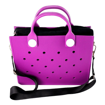 EVA Shoulder Tote Bag Waterproof For Women Beach Storage - Smarsty