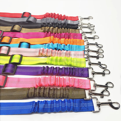 Adjustable Dog Car Seat Belt Harness with Reflective Cushioning - Smarsty