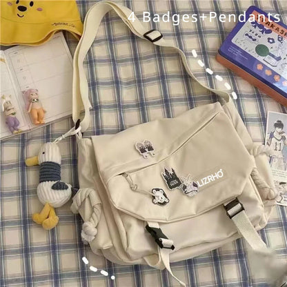 Nylon One Shoulder Crossbody Bag Large Capacity Travel - Smarsty